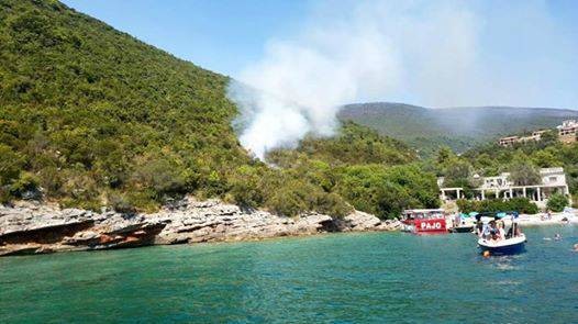 Police in Herceg Novi 24th July: 18-year old Pole lit a forest above the beach Žanjice with a cigarette