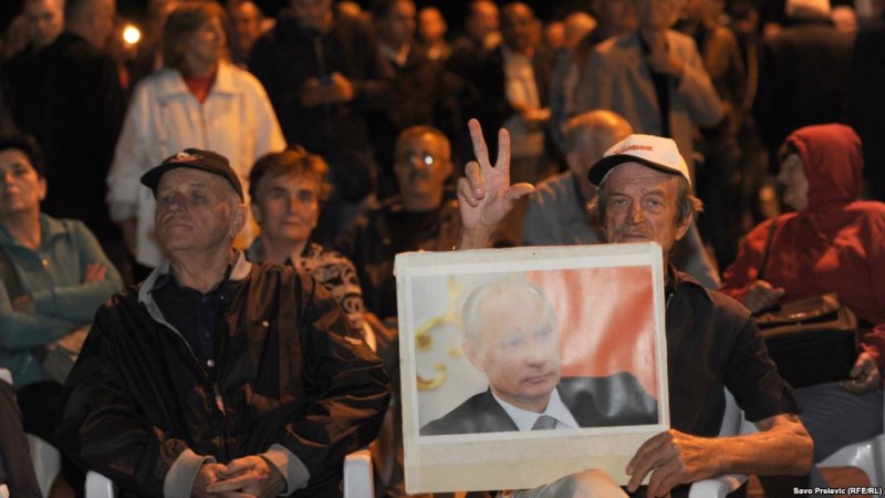 Faktor Putin tokom protesta u Podgorici