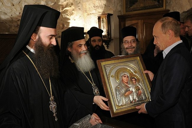 Putin sa sveštenicima Srpske pravoslavne crkve