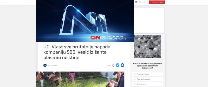 Televizija u službi korporativnih interesa Dragana Šolaka
