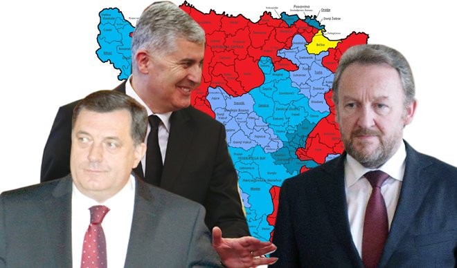 B.H. triling:Dodik-Čović-Izetbegović