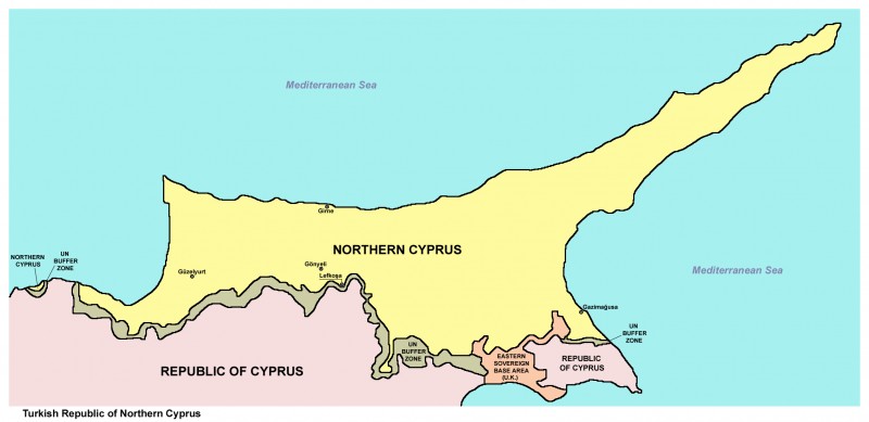Severni Kipar tokom pola veka priznale su samo dve članice OUN