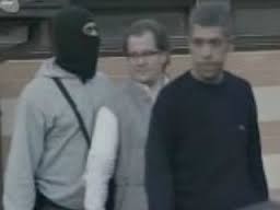 Jeremic role model and mentor: Damir Fazlic during his arrest in Sarajevo