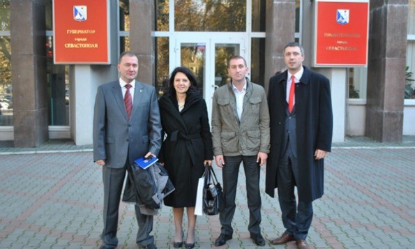 DSS and Dveri - the first official delegation from Serbia in visit to Crimea